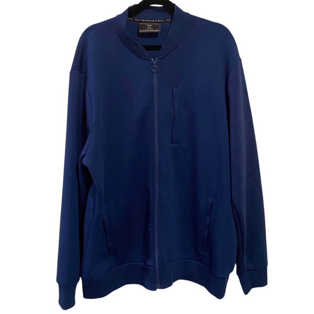 Shaquille ONeal Scuba Jacket Full zipper Blue 2XLT